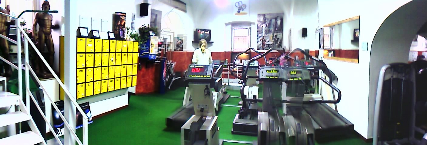 Foto panoramiche della palestra